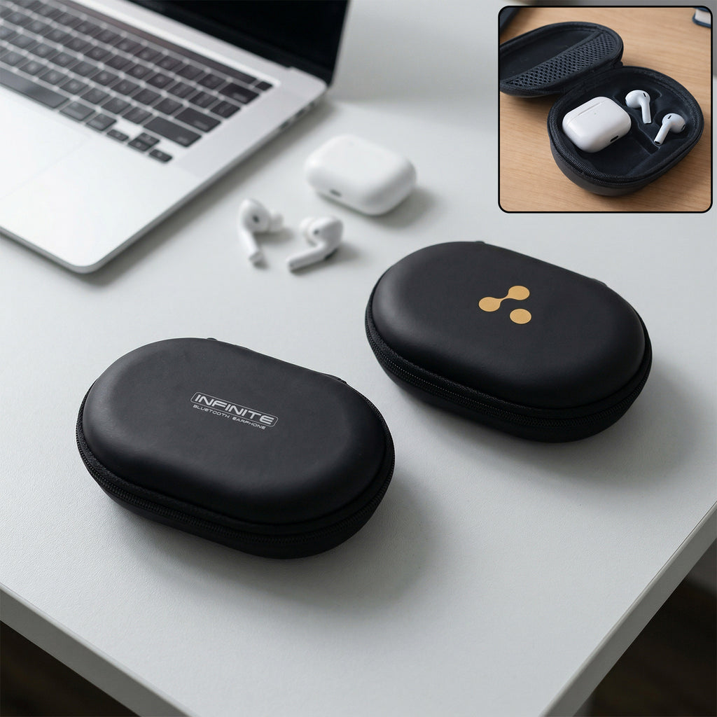 Portable Earphone Carrying Case (1 Pc Mix Design)